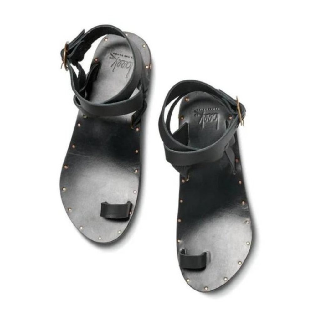 beek..by two birds NIB Prinia Black Sandals Sz 10